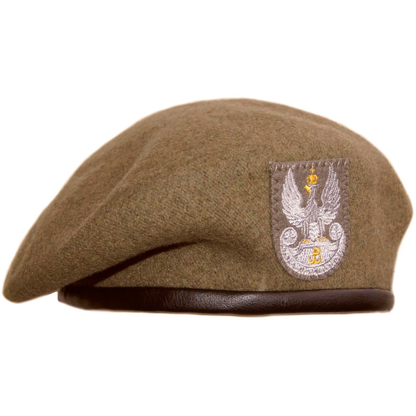 Beret BB-TEX Wojska Polskiego WOT - Brązowy