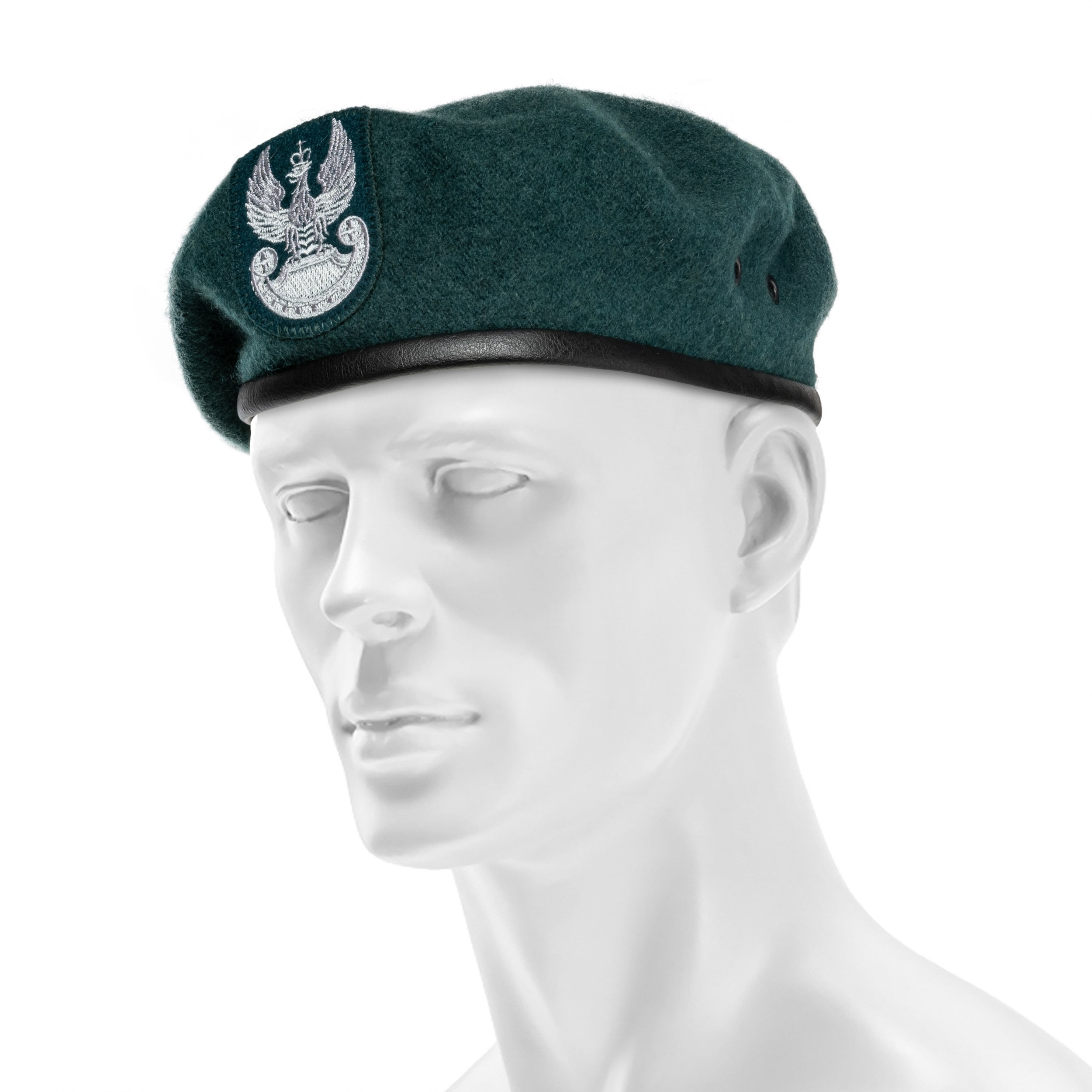 Beret BB-TEX Wojska Polskiego tłoczony - Zielony