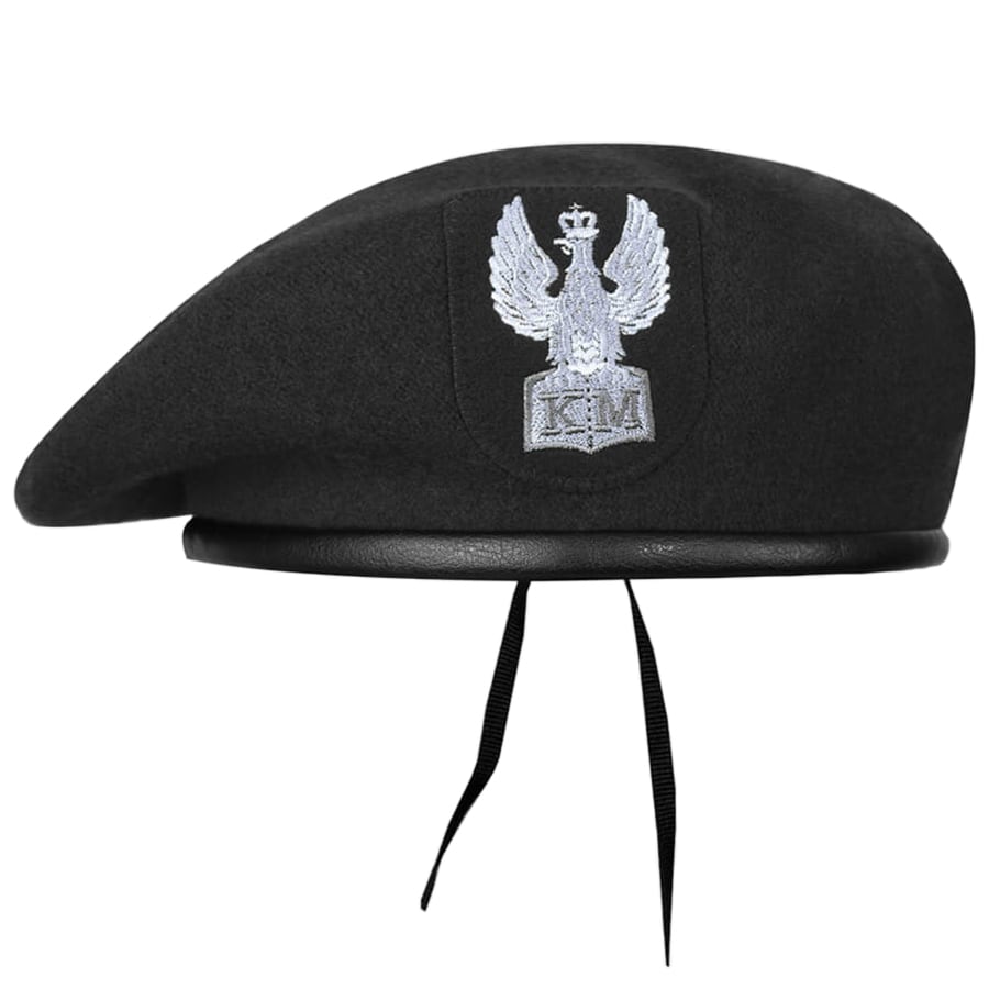Beret BB-TEX dla klas mundurowych - Czarny