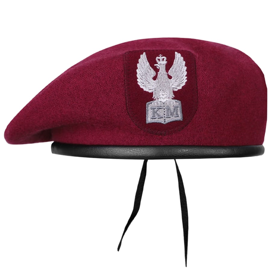Beret BB-TEX dla klas mundurowych - Bordowy