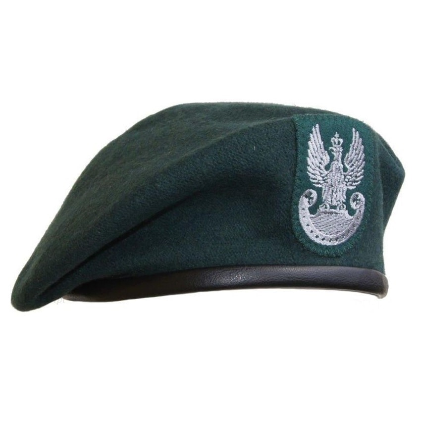 Beret BB-TEX Wojska Polskiego tłoczony - Zielony